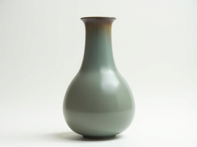 Zenith Glaze small batch ceramic 'Riverbend' vase