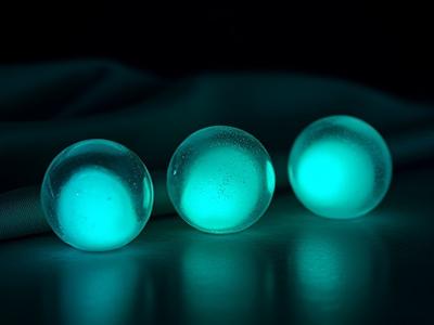 Thumbnail of 'Bioluminescent Orbs' series, delicate glass orbs with subtle inner glow.