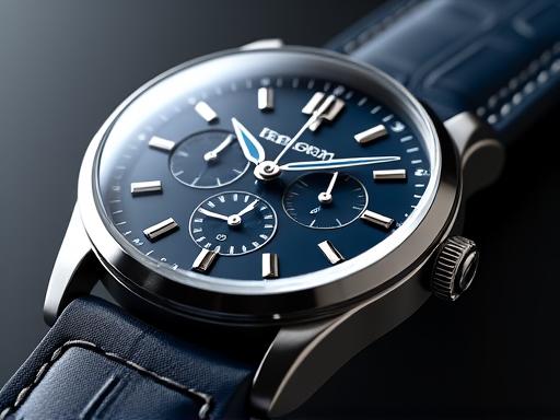 A sleek product photo of a high-end watch.