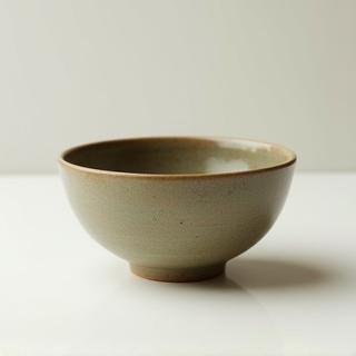 Hand-thrown ceramic Chawan Tea Bowl with subtle glaze